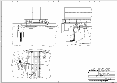 Disegno Dispositivo Fisso Vasca di Raccolta schiume Modello PRc 510